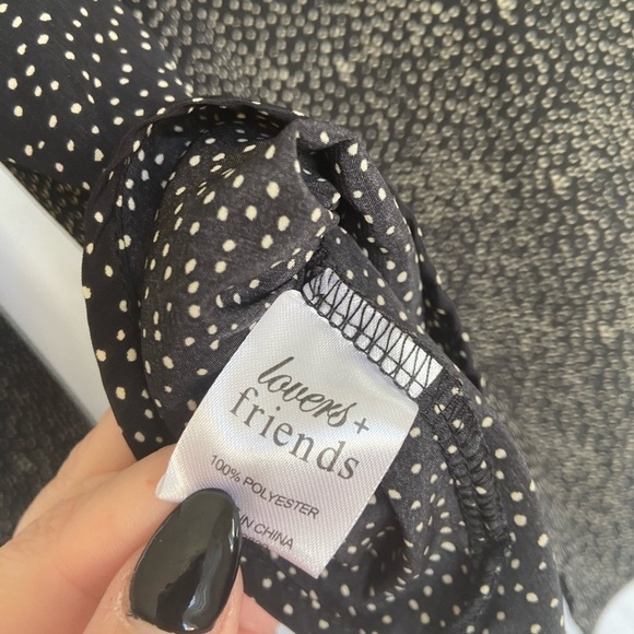 Lovers + Friends Polka Dot Blouse Top Size XS - Picture 8 of 10